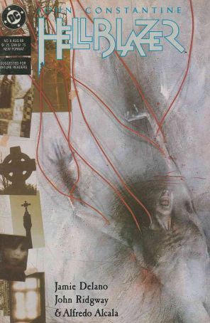 Hellblazer 8 published by DC with cover art by Dave McKean