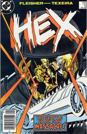 Hex 5 (Newsstand) published by DC with cover art by Mark Texeira