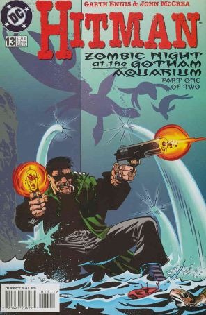 Hitman 13 published by DC with cover art by John McCrea