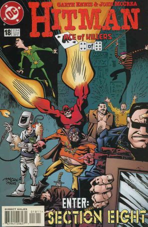 Hitman 18 published by DC with cover art by John McCrea