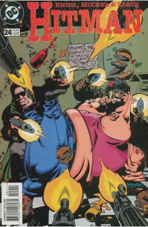 Hitman 24 published by DC with cover art by John McCrea