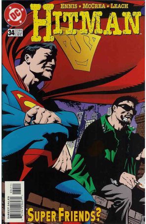 Hitman 34 published by DC with cover art by John McCrea