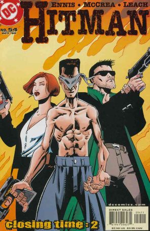 Hitman 54 published by DC with cover art by John McCrea