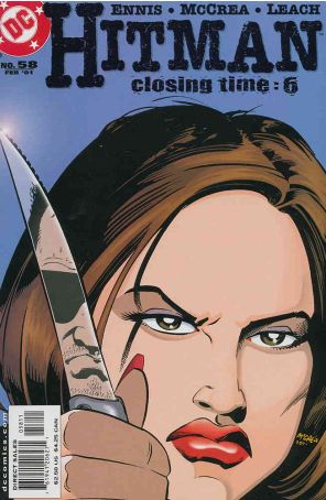 Hitman 58 published by DC with cover art by John McCrea