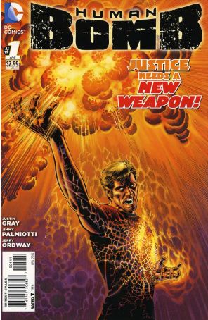 Human Bomb 1 published by DC with cover art by Jerry Ordway