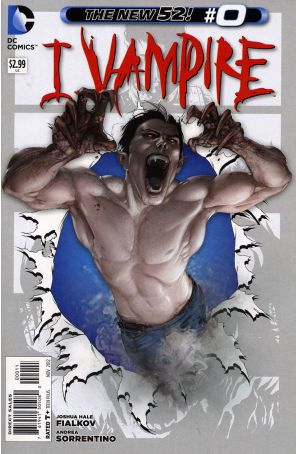 I, Vampire 0 published by DC with cover art by Clayton Crain