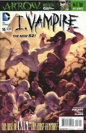 I, Vampire 16 published by DC with cover art by Alex Garner