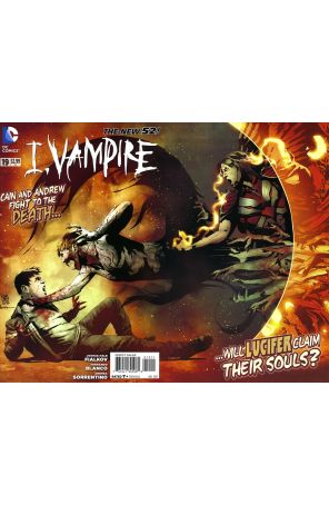 I, Vampire 19 published by DC with cover art by Andrea Sorrentino