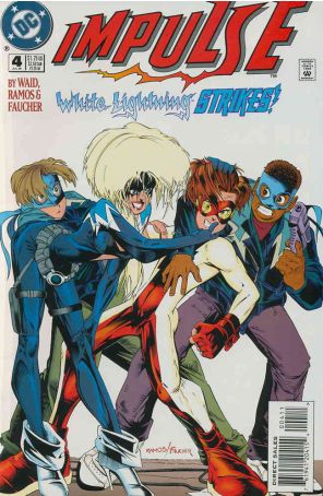 Impulse 4 published by DC with cover art by Humberto Ramos