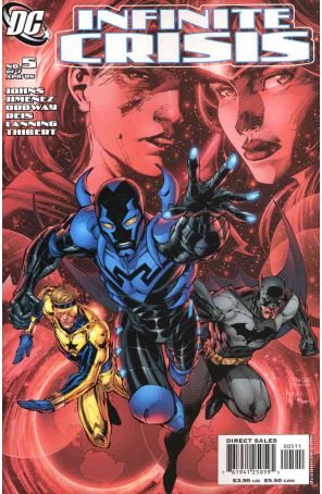 Infinite Crisis 5A published by DC with cover art by Jim Lee