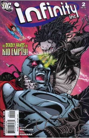 Infinity, Inc. (2nd Series) 2 published by DC with cover art by Max Fiumara