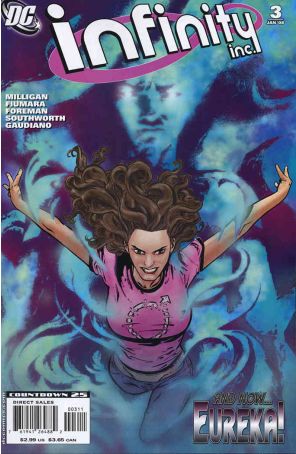 Infinity, Inc. (2nd Series) 3 published by DC with cover art by Max Fiumara