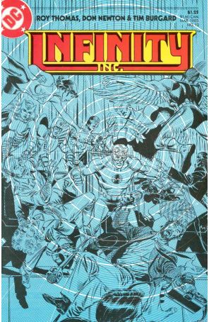 Infinity, Inc. 12 published by DC with cover art by Jerry Ordway