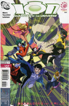 Ion 10 published by DC with cover art by Kalman Andrasofszky