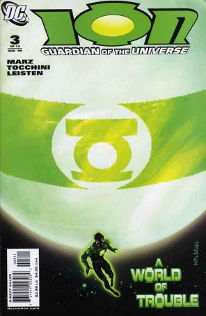 Ion 3 published by DC with cover art by Kalman Andrasofszky