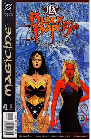 JLA: Black Baptism 1 published by DC with cover art by Tim Bradstreet