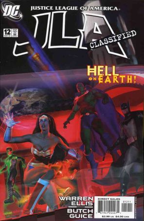 JLA: Classified 12 published by DC with cover art by Michael Stribling