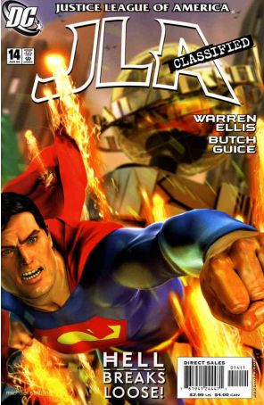 JLA: Classified 14 published by DC with cover art by Michael Stribling