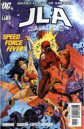 JLA: Classified 17 published by DC with cover art by José Luis Garcia-Lopéz