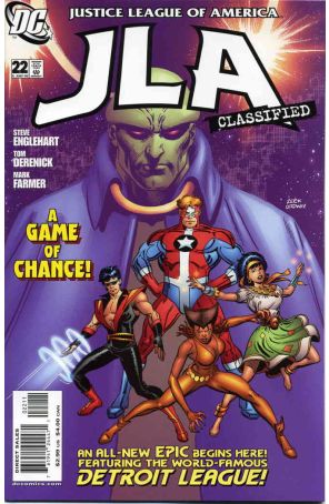 JLA: Classified 22 published by DC with cover art by Mike Zeck