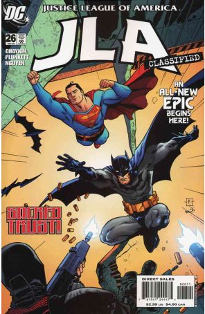 JLA: Classified 26 published by DC with cover art by Kilian Plunkett