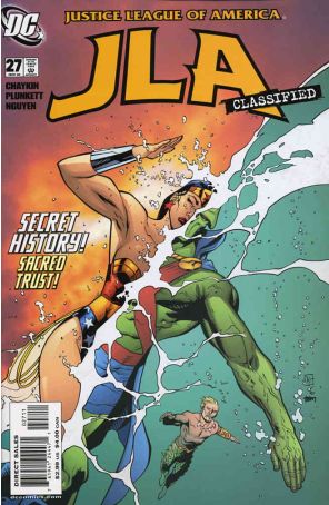 JLA: Classified 27 published by DC with cover art by Kilian Plunkett