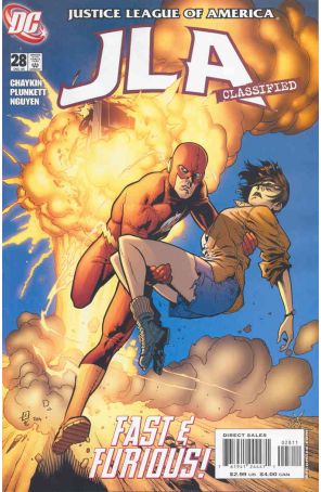 JLA: Classified 28 published by DC with cover art by Kilian Plunkett