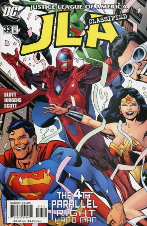 JLA: Classified 33 published by DC with cover art by Dan Jurgens