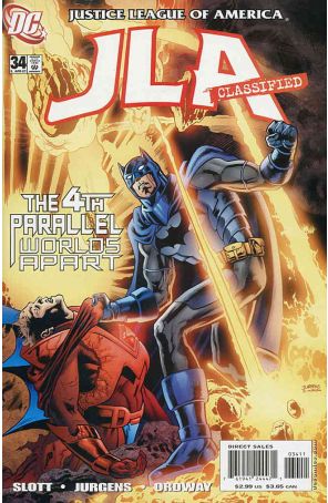 JLA: Classified 34 published by DC with cover art by Dan Jurgens