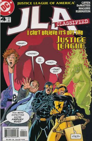 JLA: Classified 4 published by DC with cover art by Kevin Maguire