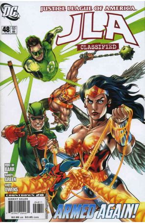 JLA: Classified 48 published by DC with cover art by Julian Lopez