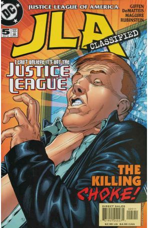 JLA: Classified 5 published by DC with cover art by Kevin Maguire