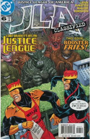 JLA: Classified 6 published by DC with cover art by Kevin Maguire