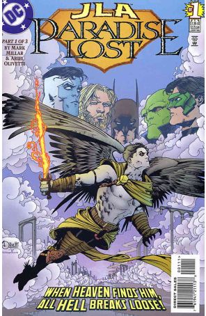 JLA: Paradise Lost 1 published by DC with cover art by Ariel Olivetti