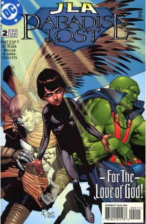 JLA: Paradise Lost 2 published by DC with cover art by Ariel Olivetti