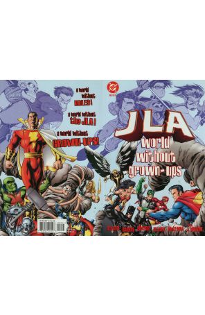 JLA: World without Grown-Ups 2 published by DC with cover art by Humberto Ramos and Mike McKone