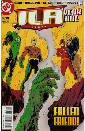 JLA: Year One 10 published by DC with cover art by Barry Kitson