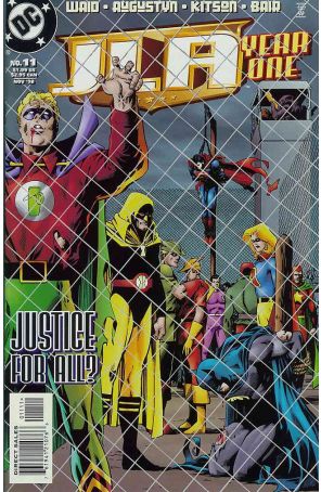 JLA: Year One 11 published by DC with cover art by Barry Kitson