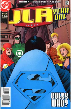 JLA: Year One 3 published by DC with cover art by Barry Kitson