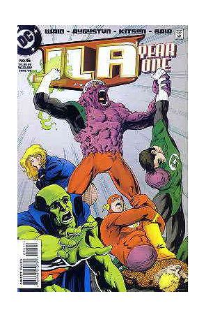 JLA: Year One 6 published by DC with cover art by Barry Kitson