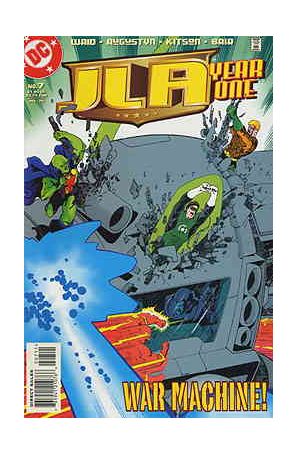 JLA: Year One 7 published by DC with cover art by Barry Kitson