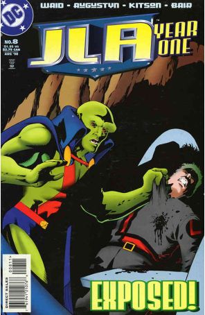 JLA: Year One 8 published by DC with cover art by Barry Kitson
