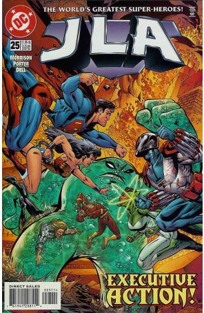 JLA 25 published by DC with cover art by Howard Porter