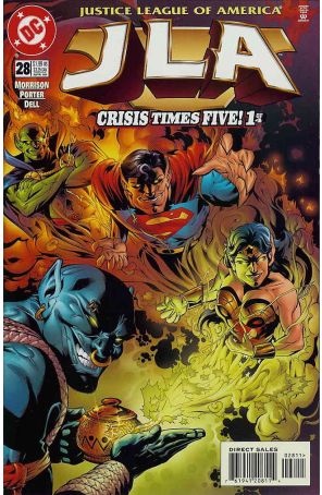 JLA 28 published by DC with cover art by Howard Porter