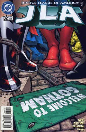 JLA 32 published by DC with cover art by Howard Porter