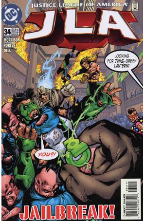 JLA 34 published by DC with cover art by Howard Porter