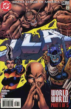 JLA 36 published by DC with cover art by Howard Porter