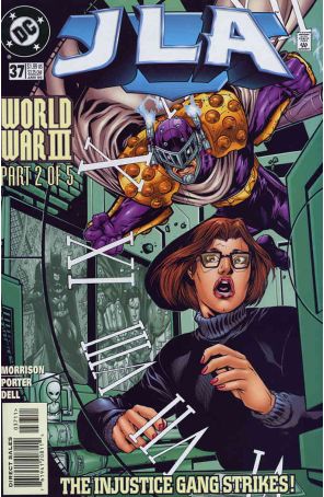 JLA 37 published by DC with cover art by Howard Porter