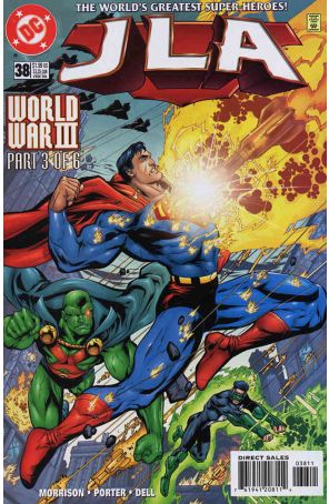 JLA 38 published by DC with cover art by Howard Porter