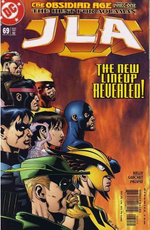 JLA 69 published by DC with cover art by Doug Mahnke